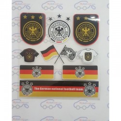 نوشته شیشه پرچم آلمان