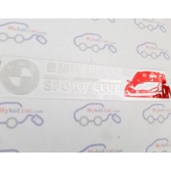نوشته شیشه BMW Sport Club