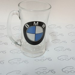 لیوان شیشه ای BMW