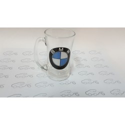 لیوان شیشه ای BMW